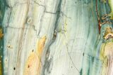 Freestanding Gary Green Jasper (Larsonite) Bog Wood - Oregon #377833-1